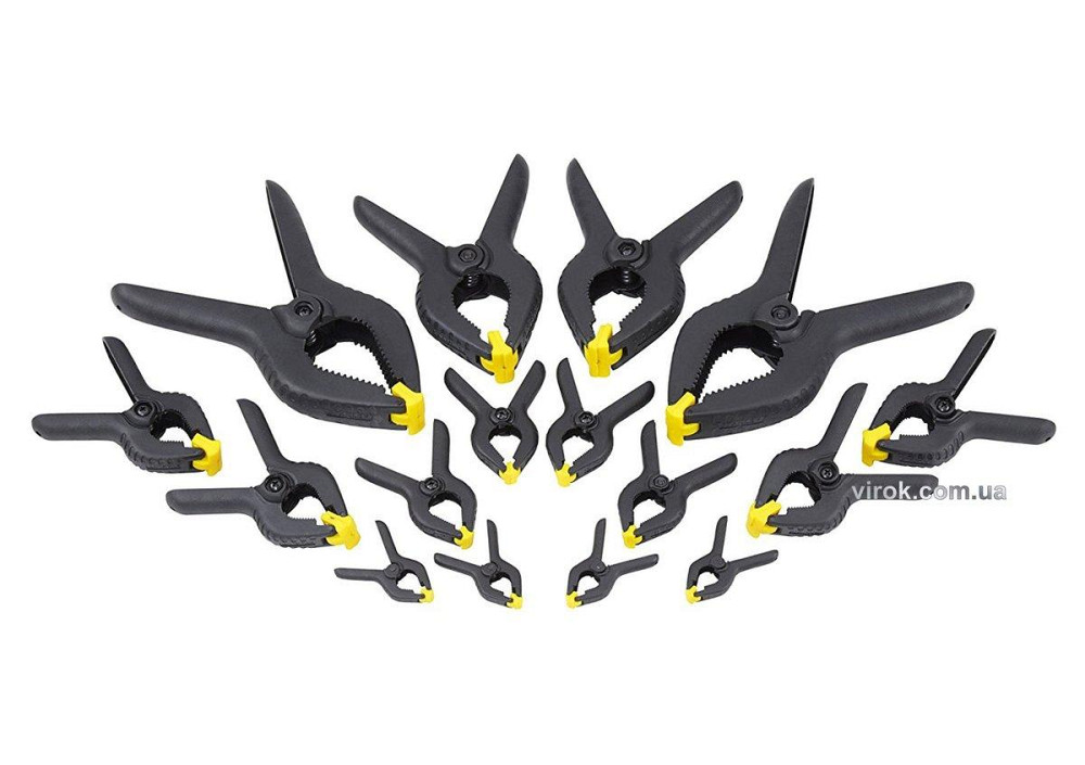 Струбцини ручні "прищіпка" STANLEY 16 шт. Одеса - фото 1