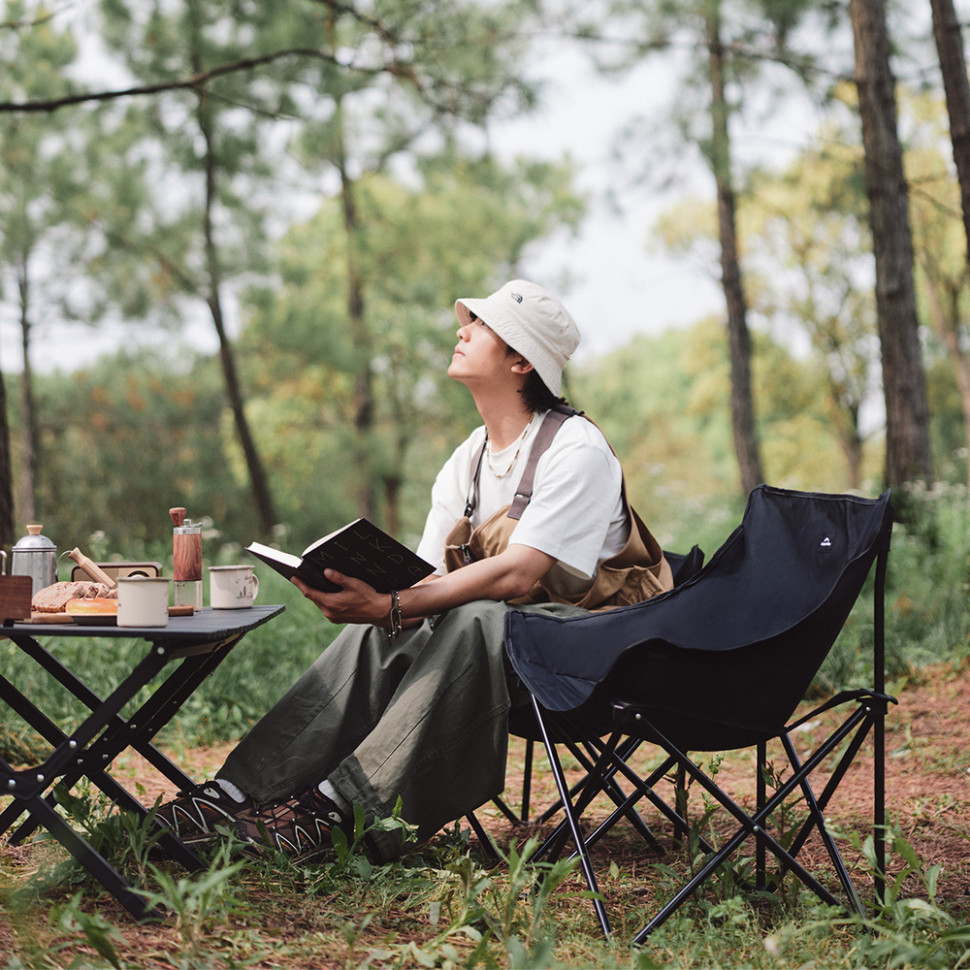 Стілець складаний Naturehike Stellaluna T01 CNH23JU13002, L, чорний Київ - фото 3