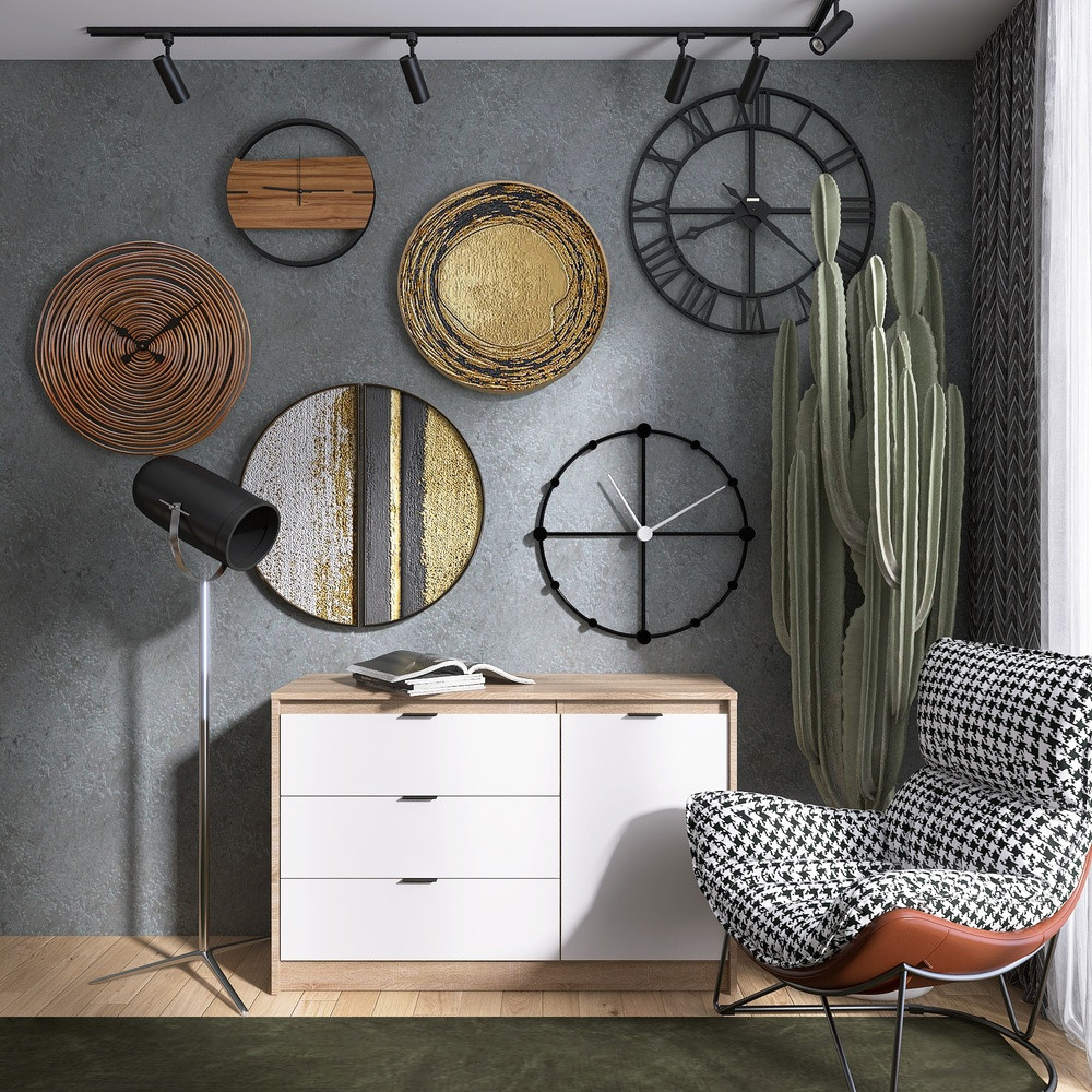 Комод с дверью и 3-мя ящиками Эверест Сити-1150 115,2х38х74,6 Дуб сонома/Белый (DTM-071100) Львов - изображение 1