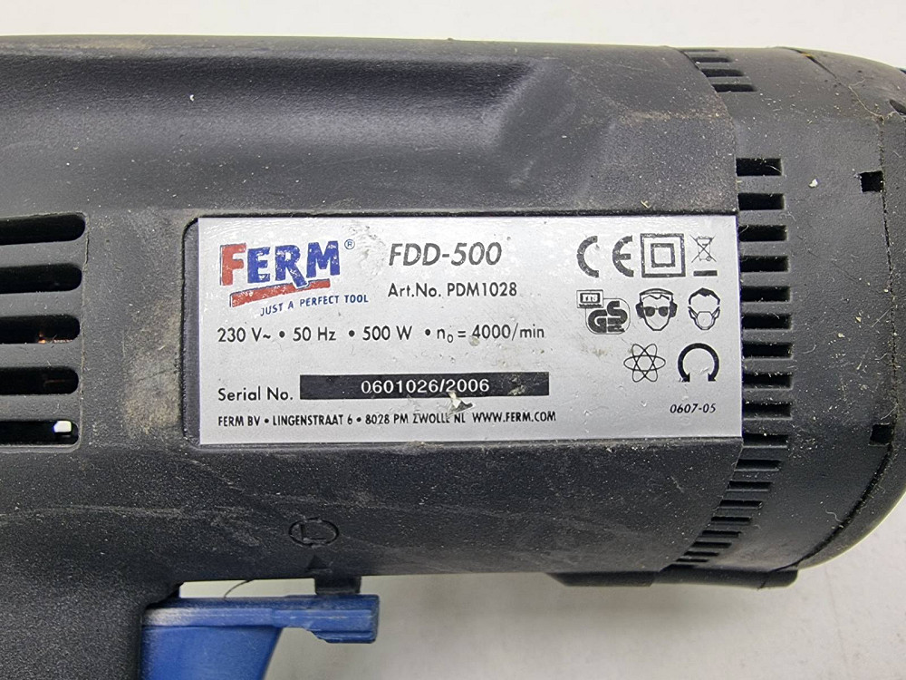 Шуруповерт Ferm PDM1028 FDD-500 (товар вживаний) Луцк - изображение 5