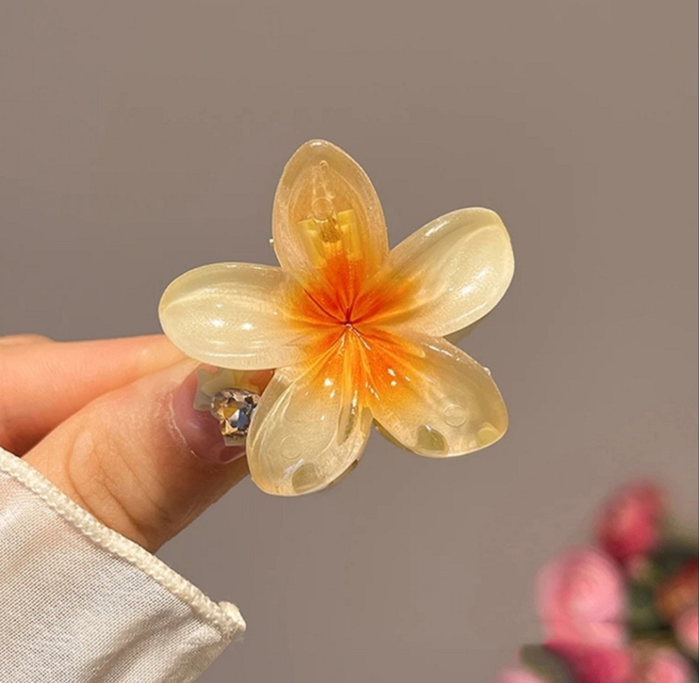 Заколка-крабік квітка маленька Сміла - фото 2