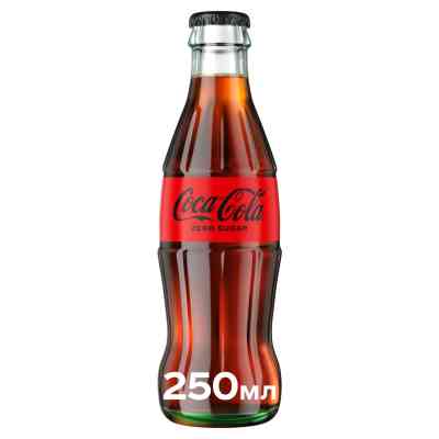 Напиток Coca-Cola Zero Безалкогольный сильногазированный Без сахара 250 мл (90338120) Винница