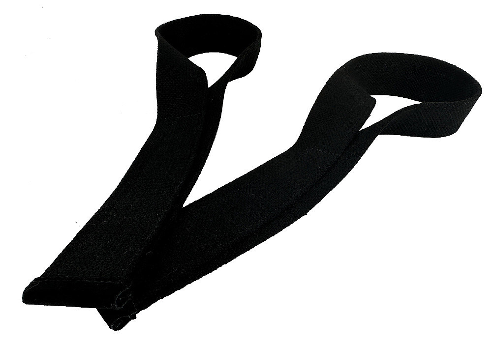 Лямки атлетичні EasyFit Delta Long для станової тяги чорні Коломыя - изображение 5