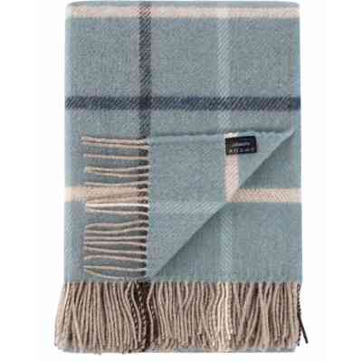 Плед Ardesto Leonardo Alpina 100% шерсть, голубой 140x200 см (ART0704LM) Винница