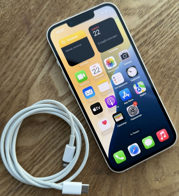 Айфон iPhone 13 128GB White | Стан 9,8 з 10 | Оригінал | Київ - фото 7
