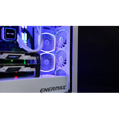 Кулер до корпусу Enermax SQUA RGB WHITE 3x 120 mm (3 PACK) (UCSQARGB12P-W-BP3) Вінниця - фото 8