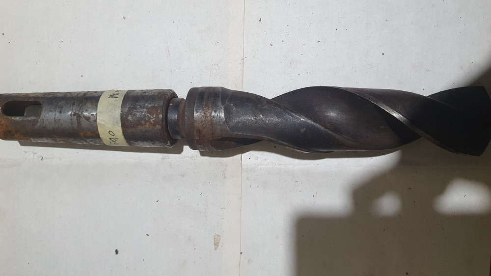 Сверло с коническим хвостовиком 50.0 мм. Р6М5. СССР. Харьков - изображение 1