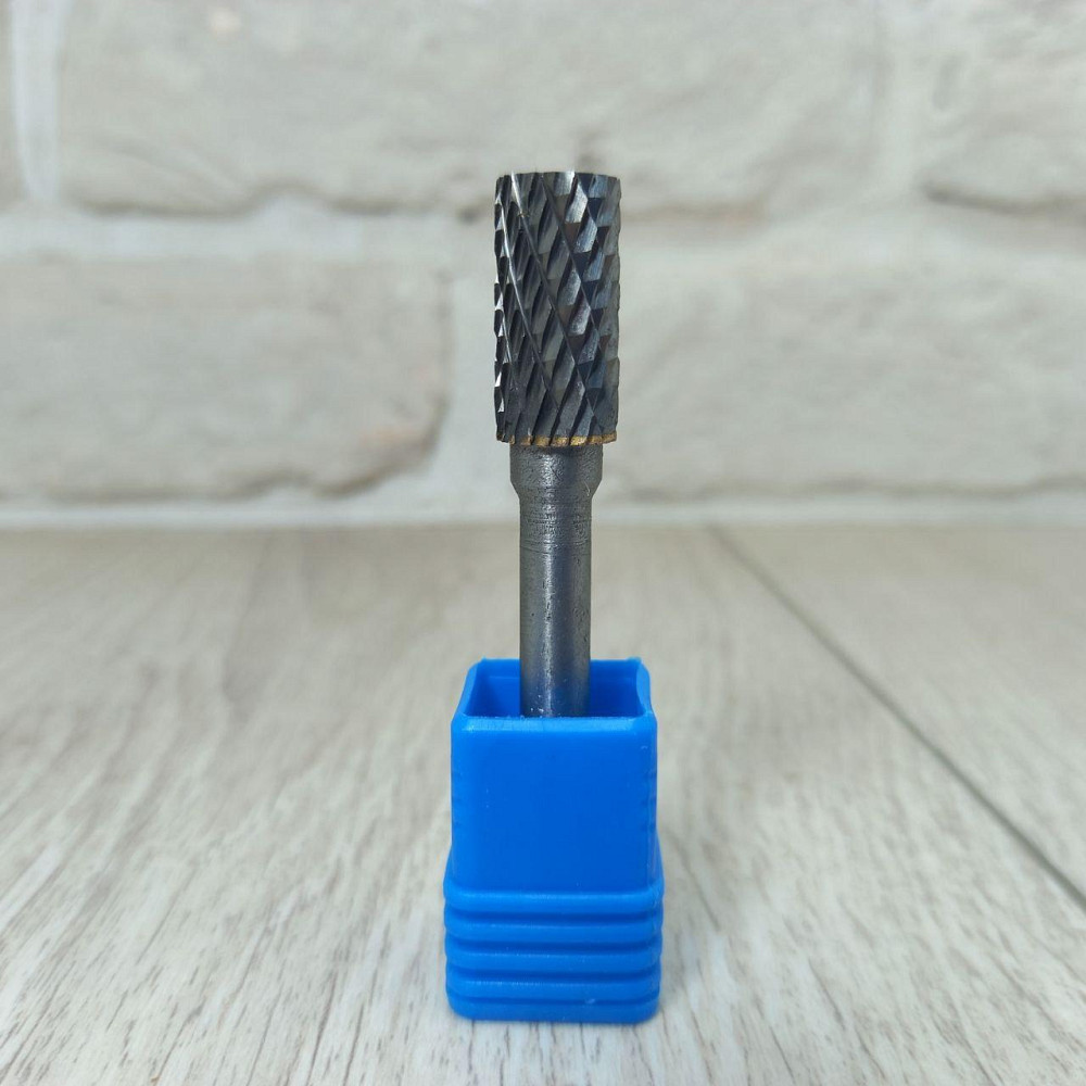 Борфреза по металу A циліндр 14×25×6 мм — твердосплавна шарошка для дриля та гравера. Харків - фото 1