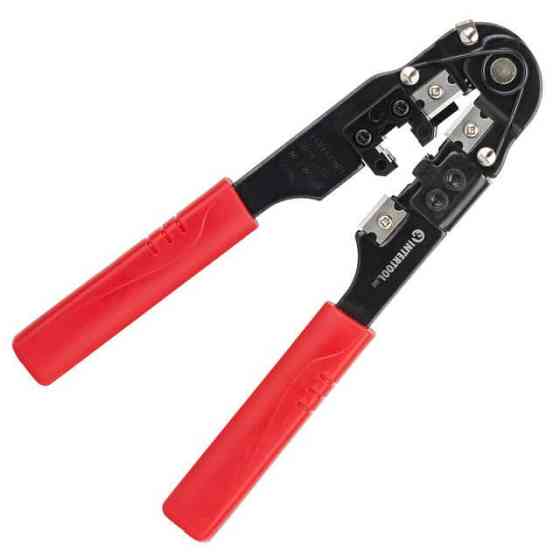 Кліщі INTERTOOL HT-7054 RJ-45 (8P8C) - кліщі для якісного обтиску мережевого кабелю Львів