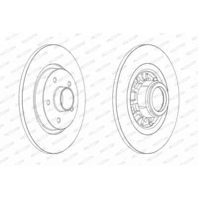 Тормозной диск FERODO DDF1734-1 Винница