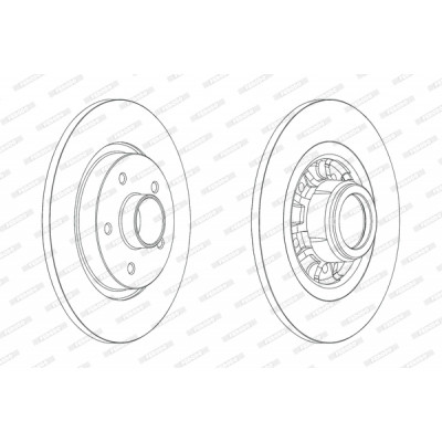Тормозной диск FERODO DDF1734-1 Винница - изображение 1