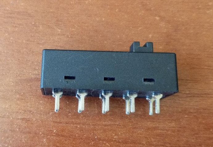 Перемикач повзунковий Daier SS-24N06, з фіксацією, ON-ON-ON-ON, 10pin, 8A 250V (на плату) Полтава - фото 1