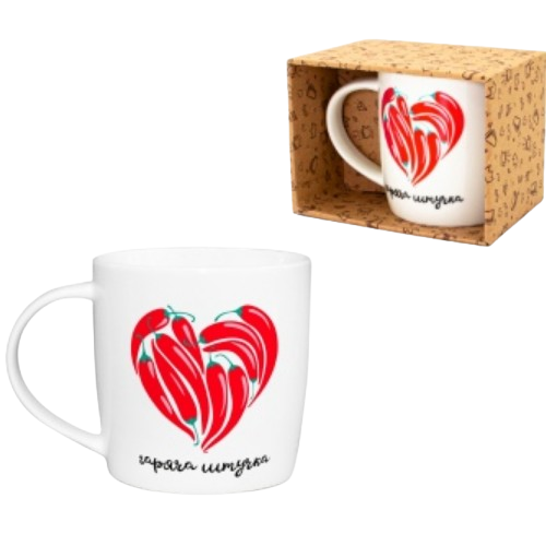 Чашка Гаряча штучка 360мл бочка (подарункова уп) 1964 Кварта Житомир - изображение 3