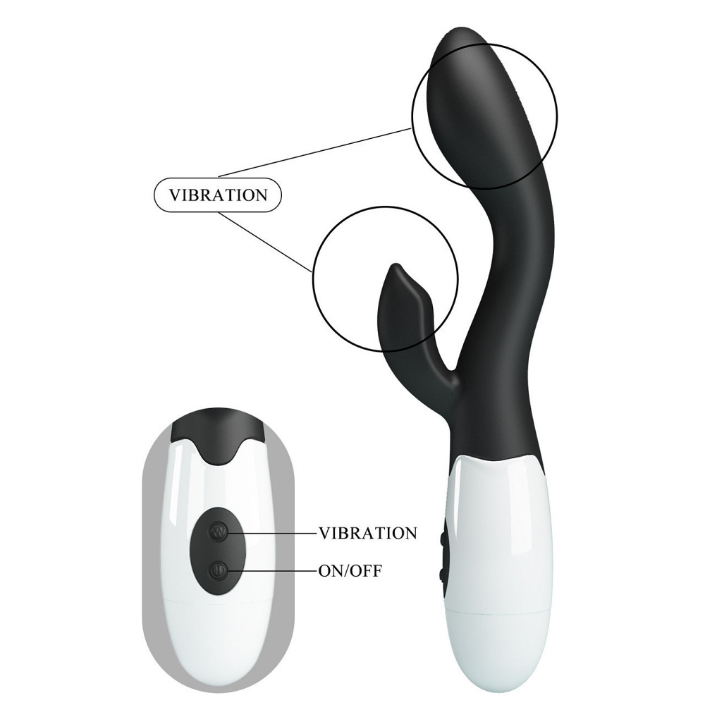 Вібратор - Pretty Love Brighty Vibrator Black Sex Aura Київ - фото 10