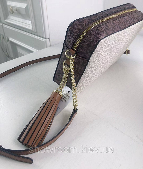 Сумка женская MK Jet Set (212) brown Киев - изображение 5