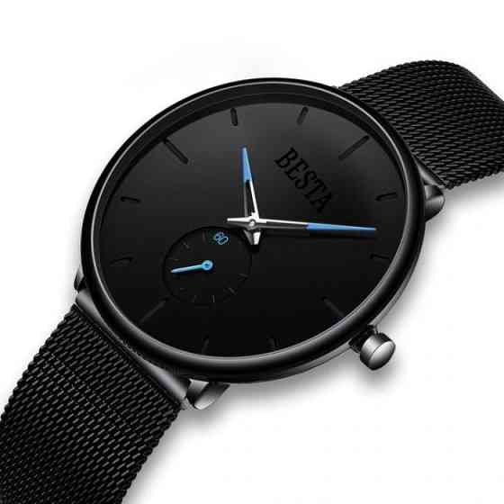 Чоловічий наручний годинник Besta Tower (Чорний) Вінниця