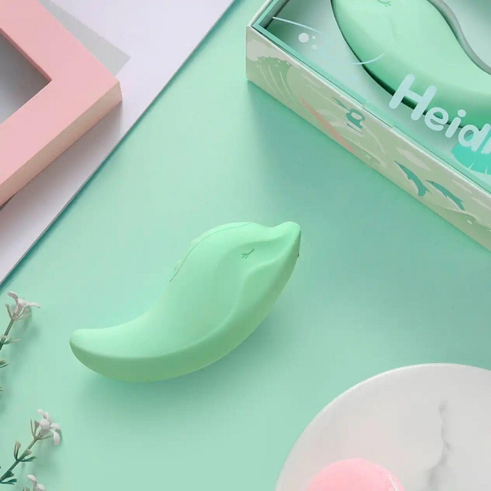 Вибратор и клиторальный стимулятор KISSTOY Heidi Green Sex Aura Киев - изображение 6