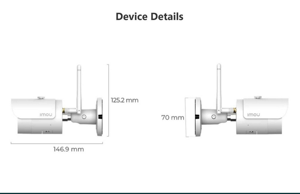 LP камера 5мп lmou Bllet PRO (lPC-F52MIP) Харків - фото 7