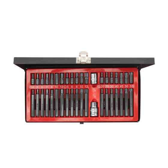 Набор звезд и шестигранников STORM, S2, 40 ед. (TORX, HEX, SPLINE) INTERTOOL ET-8041 Киев