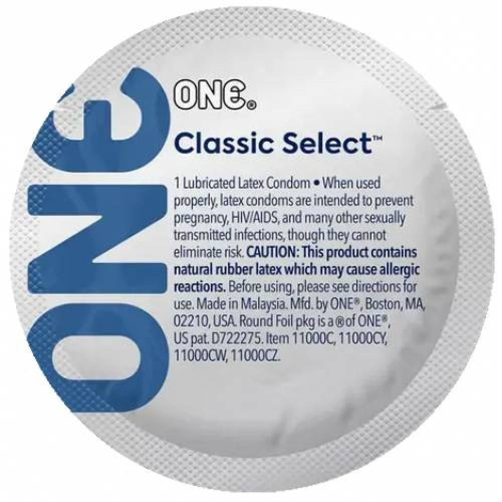 Набір класичних латексних презервативів One Classic Select (ціна за 5 шт.) Sex Aura Київ - фото 1
