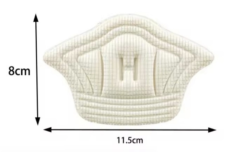 Вкладиші для п'ятки від натирання Бежевий 8 мм 2 шт Сміла - фото 3