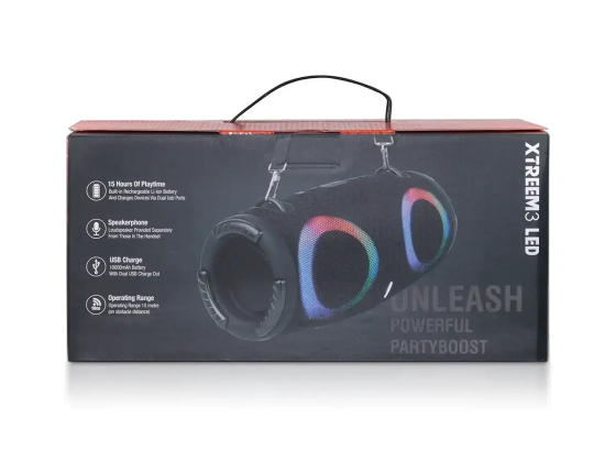 Bluetooth колонка B6S с RGB-подсветкой, 12Вт, 2 динамика, IPX5 влагозащита, USB, TF-карта Киев