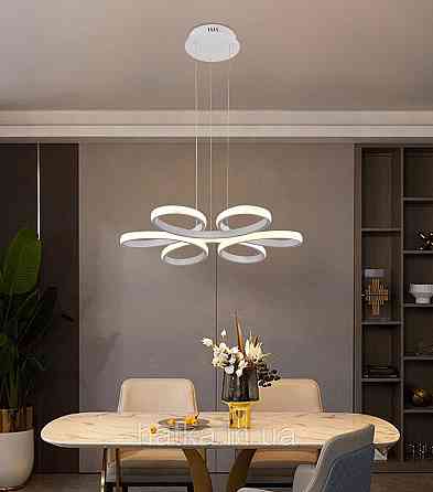 Люстра підвісна світлодіодна Sirius LCD3061 WT біла Київ