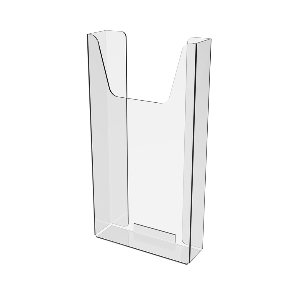 Карман буклетница EKOSTAR 1/3А4 верт (акрил, на скотч) 25мм Киев - изображение 1