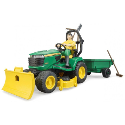 Спецтехника Bruder садовый трактор John Deere с прицепом и фигуркой садовода (62104) Винница - изображение 1