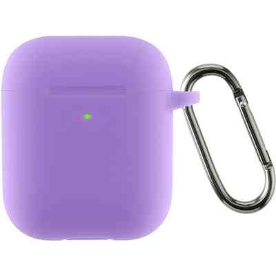 Чохол для навушників Armorstandart Ultrathin Silicone Case With Hook для Apple AirPods 2 Purple (ARM59690) Вінниця