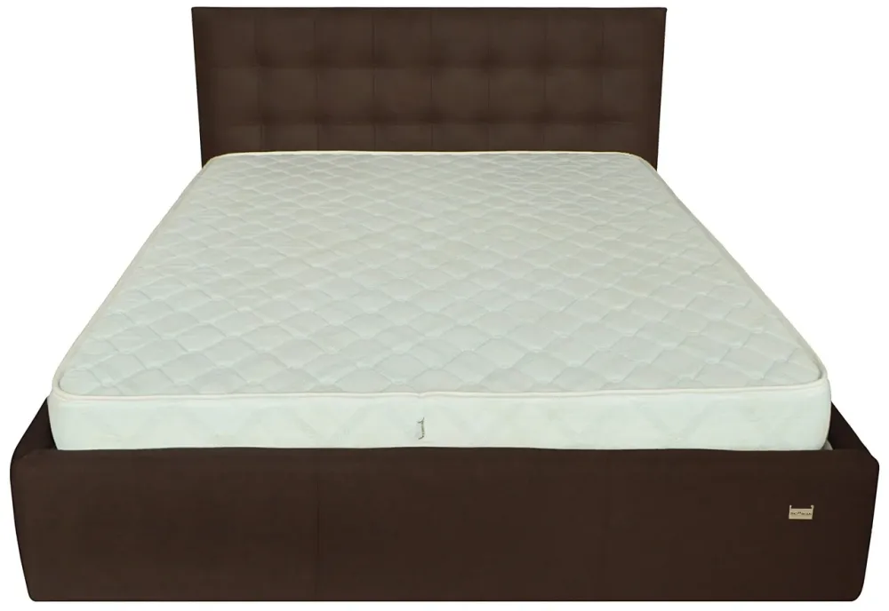 Кровать Chester Comfort 120 х 200 см Suarez 1010 С подъемным механизмом и нишей для белья Темно-коричневый Днепр - изображение 17