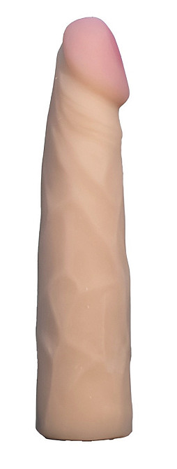 Насадка для страпона тілесна EGZO CIBERSKIN NSTR10 ( 18 см х 4 см ) Sex Aura Київ - фото 2