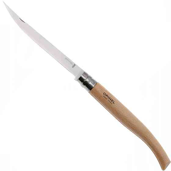 Кухонний ніж філейний Opinel No.15 «Slim Beech» (002561) Нержавіюча сталь Нововолинськ