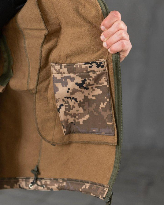 Тактическая куртка софтшел Kord  second generation pixel ВТ7803 Одесса - изображение 3