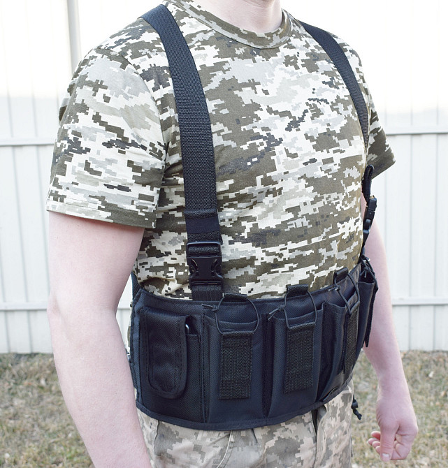 Жилет розвантажувальний Novator G-1 Black Київ - фото 3