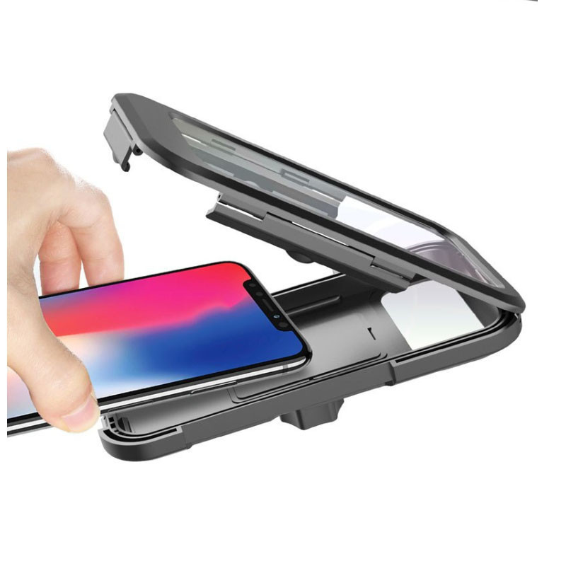 Водонепроницаемый мотоциклетный велосипедный держатель для телефона Feel Fit черный Бровары - изображение 5