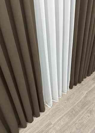 Шторна тканина мікровелюр Petek колір кавовий 1831ш Київ