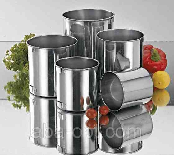 Кружки Стандарт нержавіючі зі знімними ручками V 0,2 \ 0,25 \ 0,4 \ 0,55 \ 0,9 л ( 5 шт ) Одеса