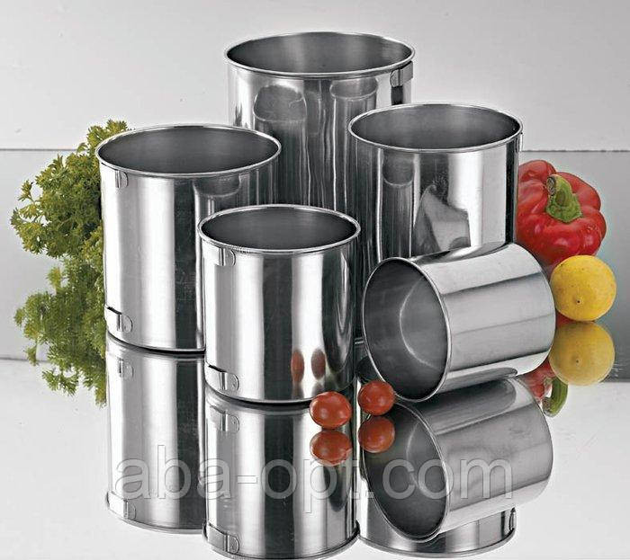 Кружки Стандарт нержавеющие со съемными ручками V 0.2 \ 0.25 \ 0.4 \ 0.55 \ 0.9 л ( 5 шт ).Aba-Opt Одесса - изображение 1