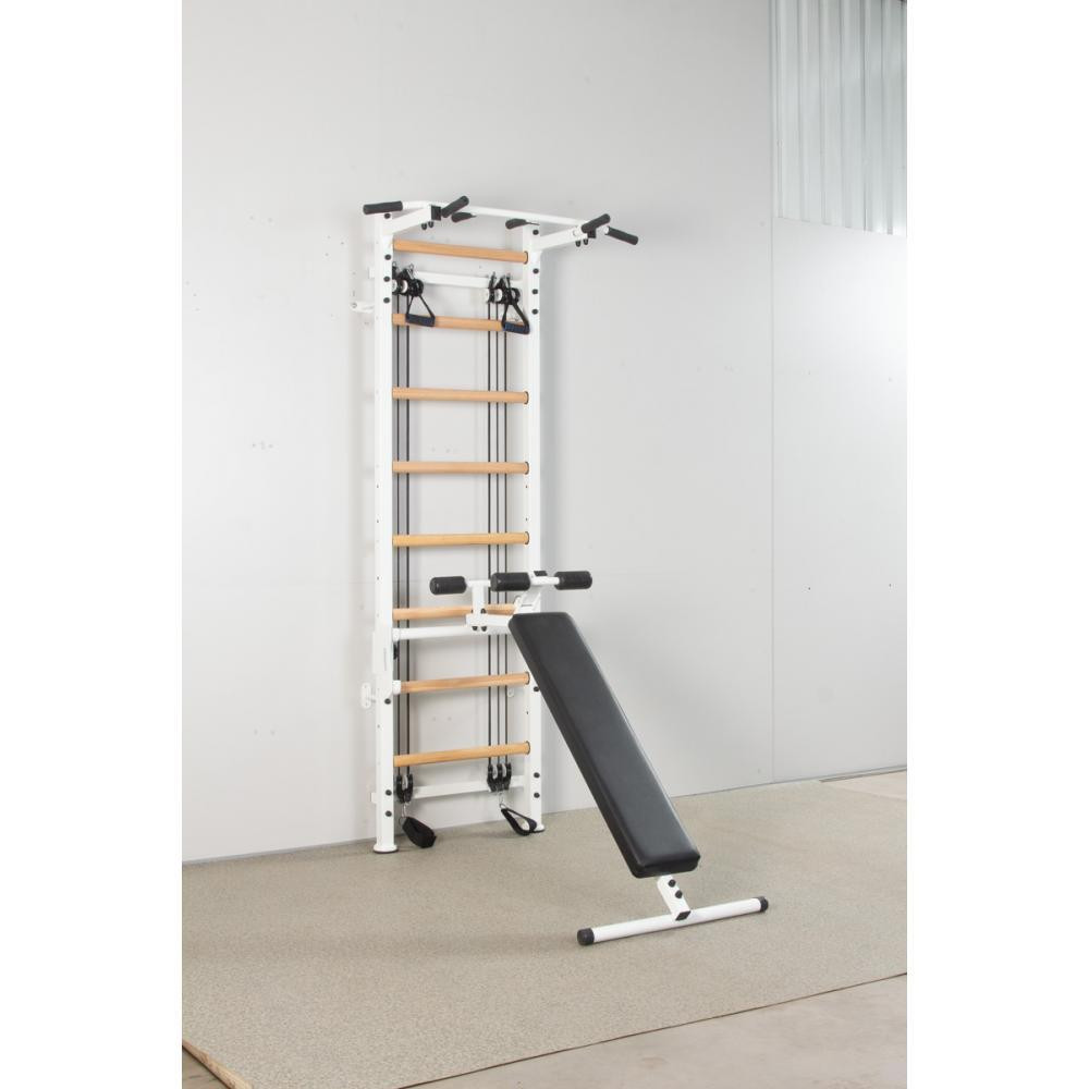 Шведская стенка с эспандерами спортивная для детей и взрослых усиленная металлическая для семьи в дом Кам'янське - фото 3