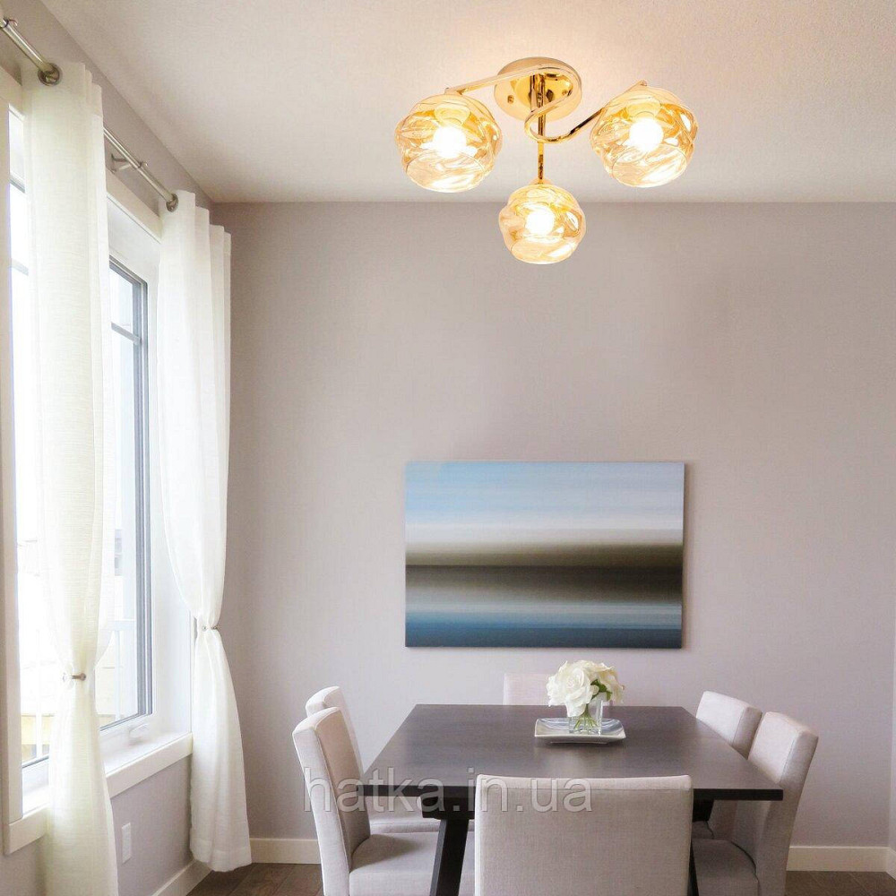 Люстра Sirius Л 8059/3А на 3 плафони Київ - фото 3