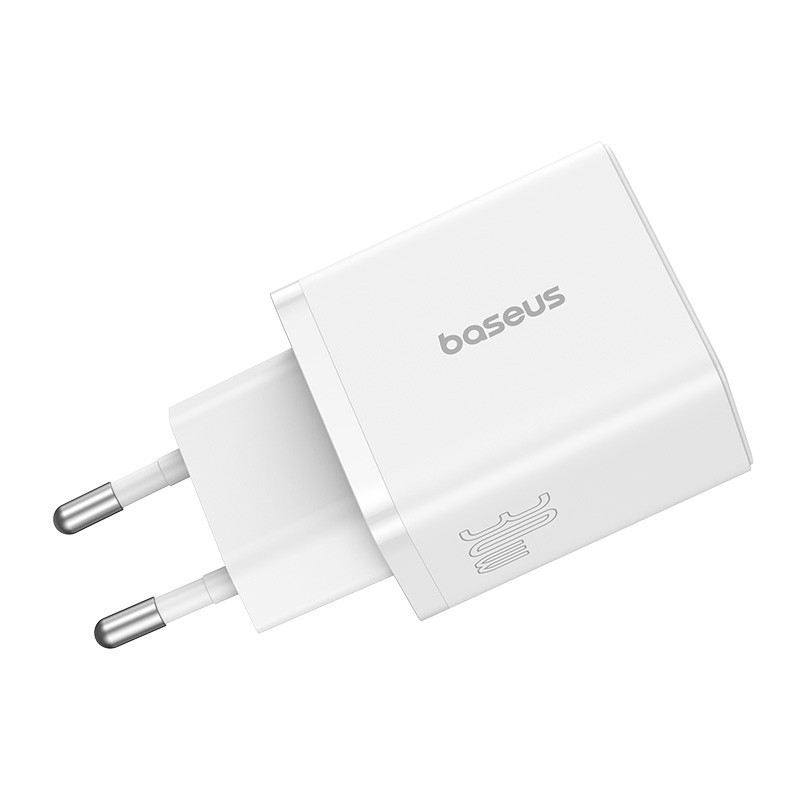Мережевий зарядний пристрій Baseus Cube Fast Charger C+U 30W EU Moon White P10111404213-00 Одеса - фото 7