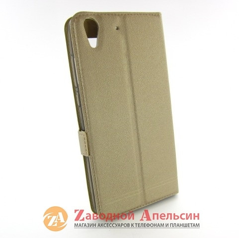 Чохол книга Huawei Honor 5A Y6-II Smart Case gold Одеса - фото 6