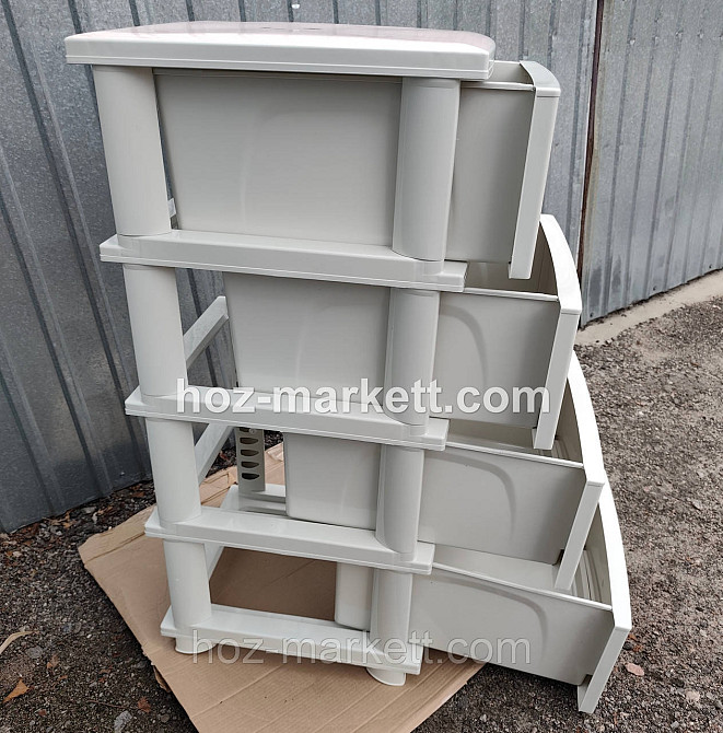 Комод білий пластиковий у дитячу "Дівчата" Алеана Харків - фото 4