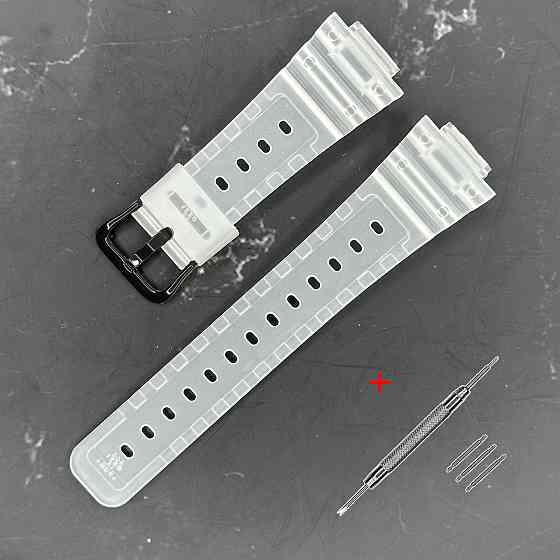 Ремінець для Casio G-Shock DW-5600 B Transl BK SBR Київ