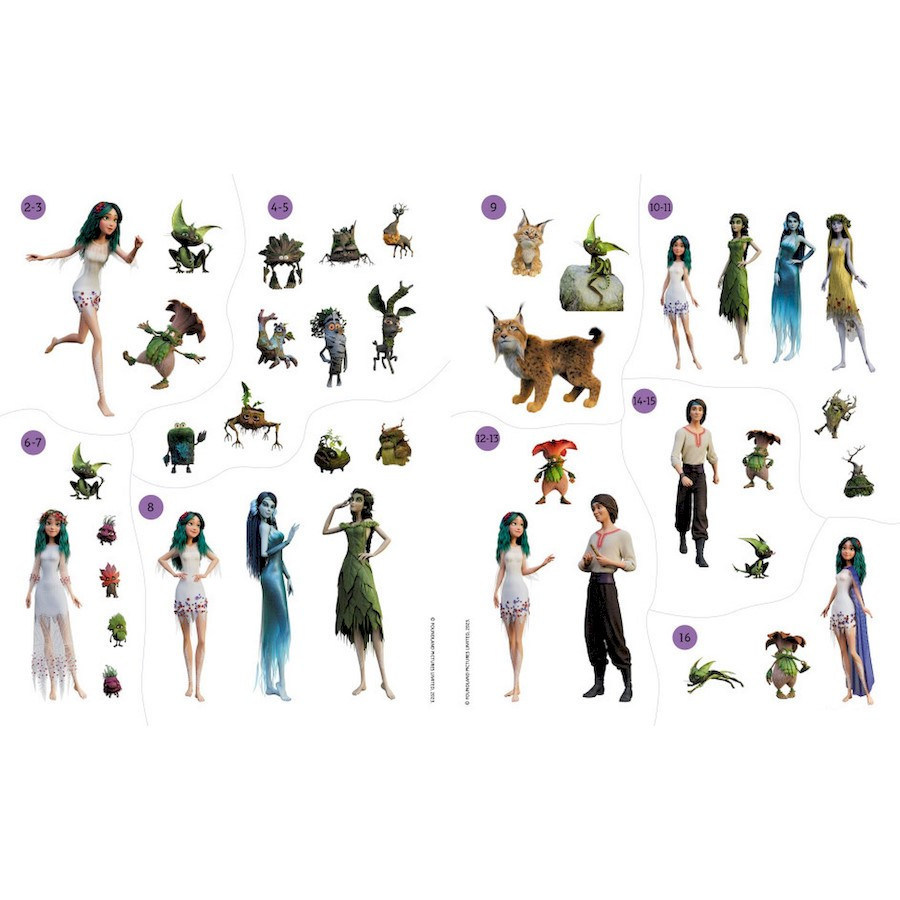 Книжка з наліпками "Загадки Магічного Лісу" 1026005 Мавка Вінниця - фото 4