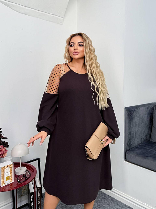 Женское платье со вставками из сеточки Одесса - изображение 1