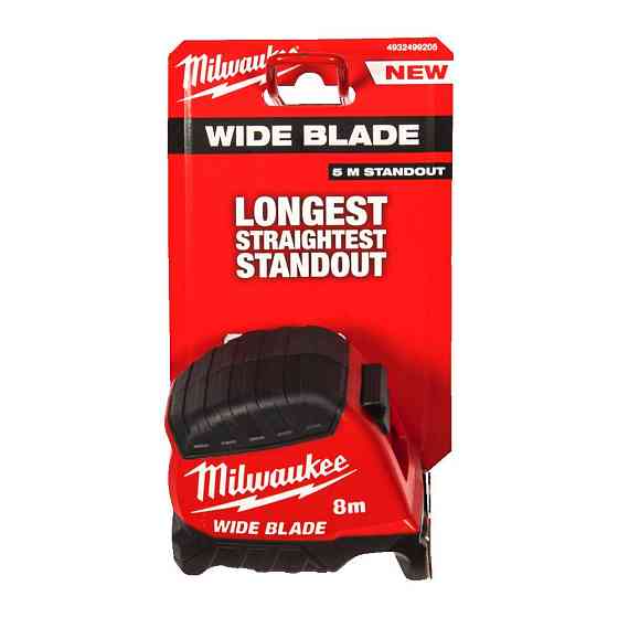 Рулетка WIDE BLADE MILWAUKEE (Gen2), (полотно 35мм), 8м Одесса