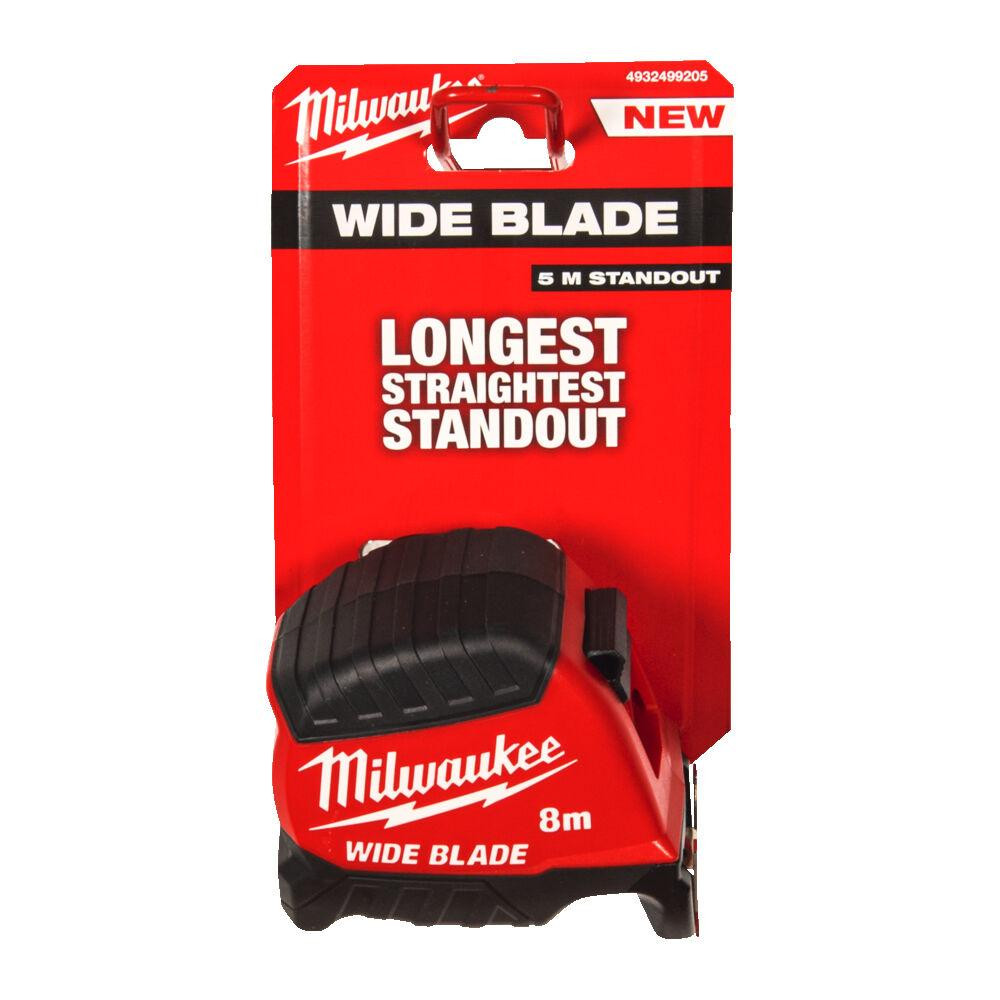 Рулетка WIDE BLADE MILWAUKEE (Gen2), (полотно 35мм), 8м Одесса - изображение 3