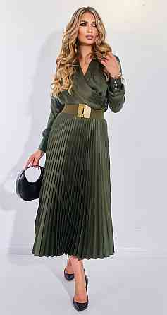 Костюм зі спідницею гофре із шовку (42) Київ